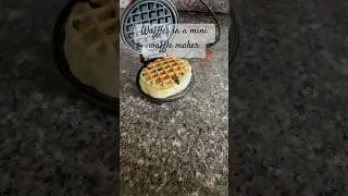 Chocolate chip waffles #recipe #howitsmade #mini