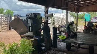 Rear Load Potting Machine and Tray Filling Nursery Equipment