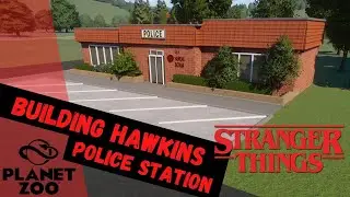 Hawkins Police Station - Building Locations from Stranger Things in Planet Zoo