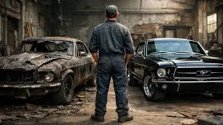 ASMR Car Restoration! Full Restoration 1967 Ford Mustang from burnt condition to Looking New