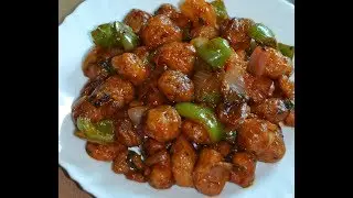 Soyabean chilli recipe । soya chilli । सोयाबीन चिल्ली रसेपी