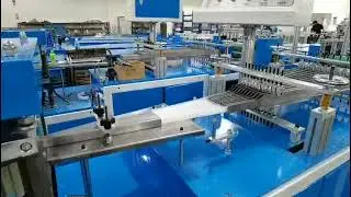 Disposable non-woven strip hat, bath hat, kitchen hat, travel hat manufacturing machine
