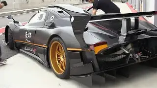 Pagani Zonda R, R Evo & Revolucion PURE V12 Sound On Track! 