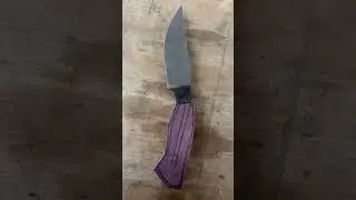 Forging a beautiful integral hunter Pt.8 | shaping handle