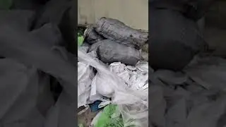 NYLON WASTE FROM INDUSTRIAL ACTIVITY #recycling #ecosystemprotection #smallbuissness