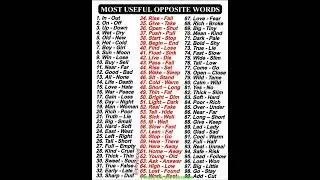 opposite words|competitive exams|competitive English|objective English|spokenEnglish|English grammar