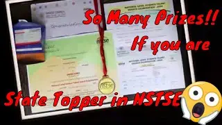 Prizes on securing State Topper Position in NSTSE by Unified Council| Unboxing Gold Medal Olympiad
