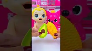 ASMR Unboxing Minnie Mouse & Pinkfong Corn Avocado Toy 🥑🌽 | Satisfying ASMR Kitchen Unboxing