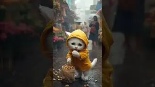 Cute but Sad Cat Eating Peanuts &ndash; Heart Touching Video #SadCat #CuteCat #CatEating