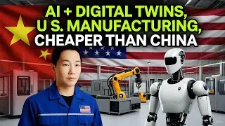 AI + Digital Twins make U.S. manufacturing CHEAPER than China &mdash; with ZERO human workers!