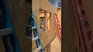 Shear Wall Getting Put Up #construction