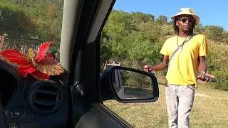 The drive to Majakaneng hiking trail