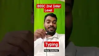 bssc 2nd Inter Level typing detail || iq world #shorts
