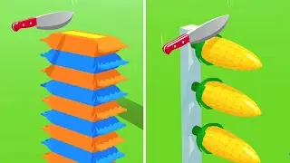 Slice It All Game! Satisfying and Relaxing ASMR Slicing Video NEW UPDATE