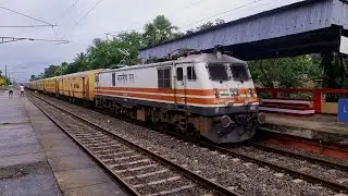 Rocking Acceleration By Powerful Howrah WAP-5 || Howrah-Malda Town Intercity Express