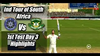 WTC21-22 : 1st Test Day 3 India vs New Zealand  | Freedom series ind tour of South Africa highlights