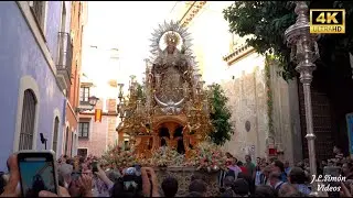 (4K) SALIDA DE LA VIRGEN DE LA ALEGRIA DE SAN BARTOLOMÉ 2024 | SEVILLA #gloriassevilla24