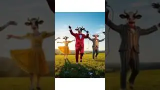 FUNNY COW DANCE 🐄| COW SONG  _ COW VIDEOS | DANCING COW | ANIMAL SOUND