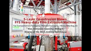 Classic X&trade; 5-Layer Co-extrusion Blown FFS Heavy-duty Film Extrusion Machine (M5B-900Q-C)