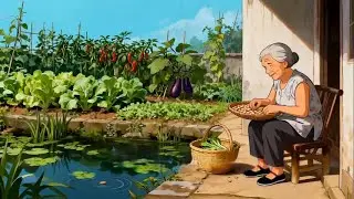 Catching fish in the rice field！    # Healing Animation # Nostalgic Countryside