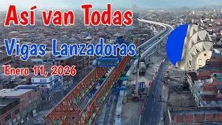 Así van TODAS nuestras vigas lanzadoras Enero 11, 2026