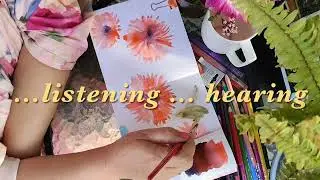 Gratitude for mindful practices - a little garden retreat for yourself