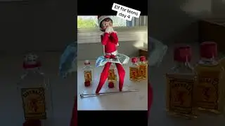 Elf makes its own fireball #prank #funny #elfontheshelfideas #elfontheshelfchallenge