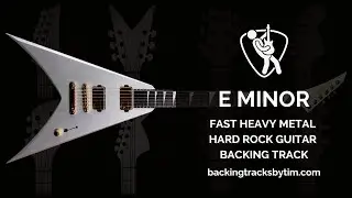 Fast Heavy Metal&nbsp;Hard Rock Guitar&nbsp;Backing Track&nbsp;in&nbsp;E Minor | 160 BPM