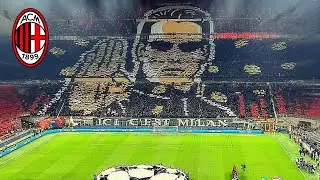 TORCIDA DO MILAN FAZ MOSAICO DO FILME MATRIX! 🔴 Tifo Curva Sud Milan vs PSG - UEFA Champions League.