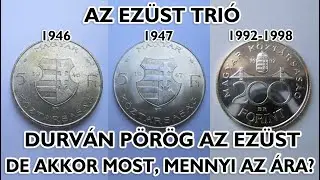 Mennyit ér? - Az ezüst trió! Durván pörög az ezüst! - 2026.01.15 - #FN032 - Numiz Portál Numizmatika