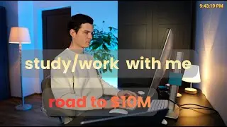 6.5-Hour Work & Study With Me | Road To $10M Tech Business | 50/10 Pomodoro