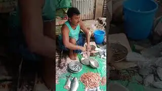 Just 1 minute cutting a katla fish #katlafish #viral #shorts