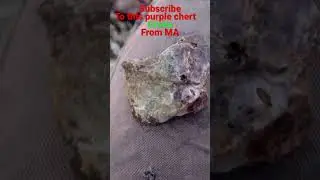 Green Purple rock  #rockhounding #beautiful #geology #new #video #subscribe #today