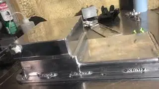 LS Oil Pan notch and TIG Weld (Aluminum)