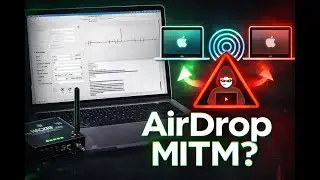 Атака типа &laquo;человек посередине&raquo; (MITM) на Apple AirDrop | HackRF + URH (реальный перехват радиоча...