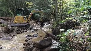 Cherry River Stream Project Improves Trout Habitat (2016)
