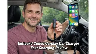 🚗 Обзор автомобильного зарядного устройства Eettvekd Coiled CarPlay с быстрой зарядкой &ndash; стоит ли...