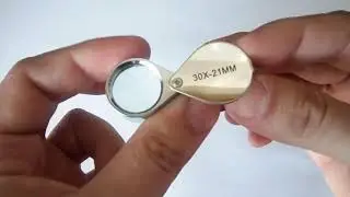 30x 30x21mm Loupe Magnifier Unboxing * LUPA PIESE ELECTRONICE