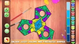 ❤️❤️Fidget Spinner Coloring book Learn Colors free android app ❤️❤️