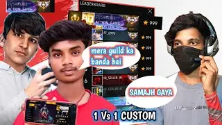 YT SANJAY | GUILD RINIJ BANDA SONGE CUSTOM | 1 VS 1 CUSTOM  | ROD KORA GAMING | SANTALI FREE FIRE