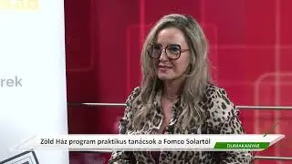 Z&ouml;ld H&aacute;z Program (Casa Verde) praktikus tan&aacute;csok a Fomco Solar-t&oacute;l