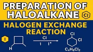 Finkelstein & Swarts Reaction | Easiest Haloalkane Preparation!Halogen Exchange Reaction | Fastest 