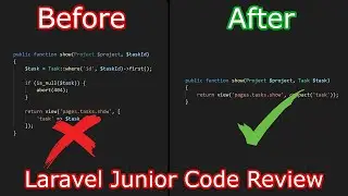 Laravel Code Review - Implementing ScopeBindings, Route Model Binding, and Relationships