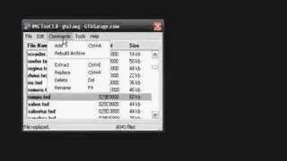 how to use IMG Tool for files replacing