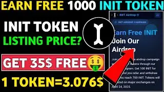 Earn Free 1000 $INIT Token || INIT Airdrop Real Or Fake || Earn Free $INIT Token From INIT Airdrop