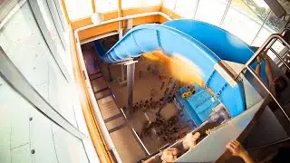 Aqualand Moravia - Kamikadze Very Fast Free Fall Slide