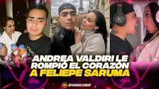 Andrea Valdiri le rompi&oacute; el coraz&oacute;n a Felipe Saruma.