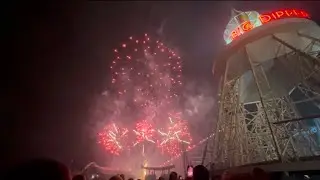 Blackpool Pleasure Beach Closing Day Fireworks - 30th November 2024
