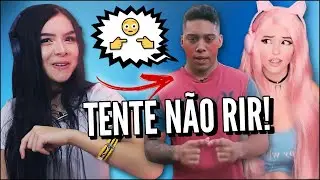 JOVENS REAGEM A DESAFIO TENTE NÃO RIR #34 - SE RIR LEVA CHOQUE