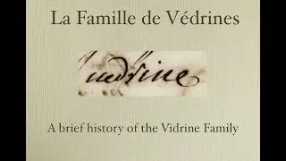 Brief History of the Vidrine Family